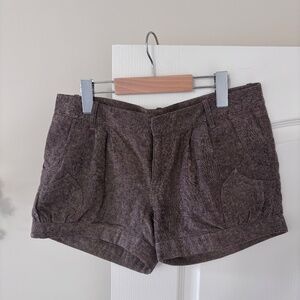 BCBGeneration Linen Cotton Blend Tweed Shorts Women’s Size 6